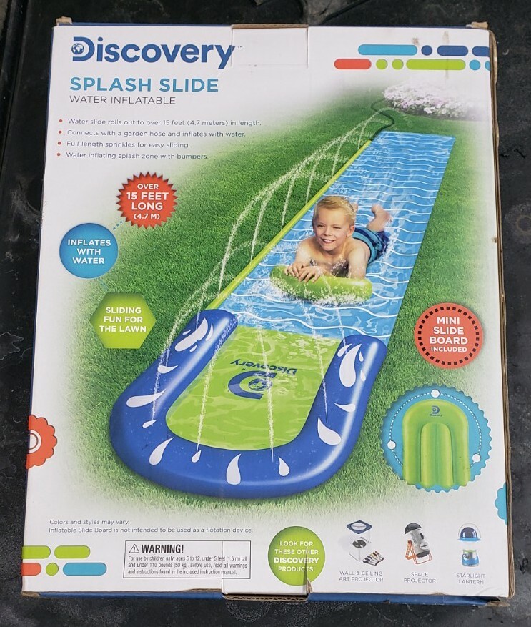Discovery Inflatable Splash Slide