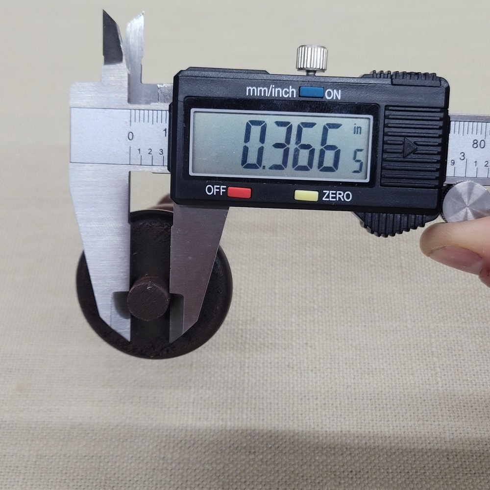 Short 3" Dark Walnut Pawn Style Clock Finial