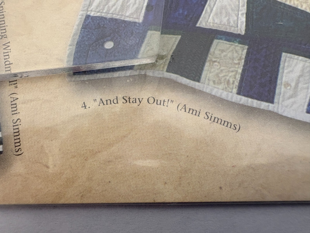 Twisted Sisters Rotary Template & Pattern Ami Simms - Plastic Template Included!