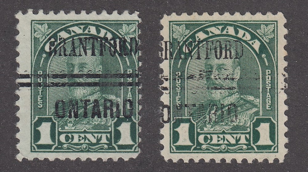 Canada Precancel "BRANTFORD" 1-163, 1-163b