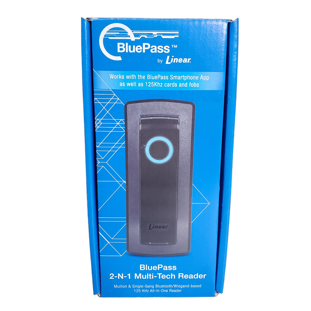 BluePass by Linear 2-N-1 Multi-Tech Reader 2N1-BTPRX 125 KHz All In One Reader