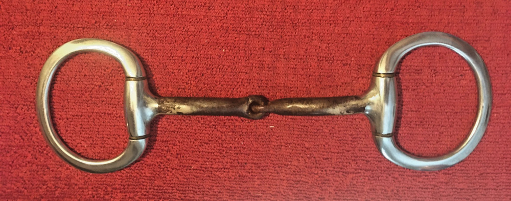 Sweet Iron Jointed Eggbutt Snaffle Bit 5"