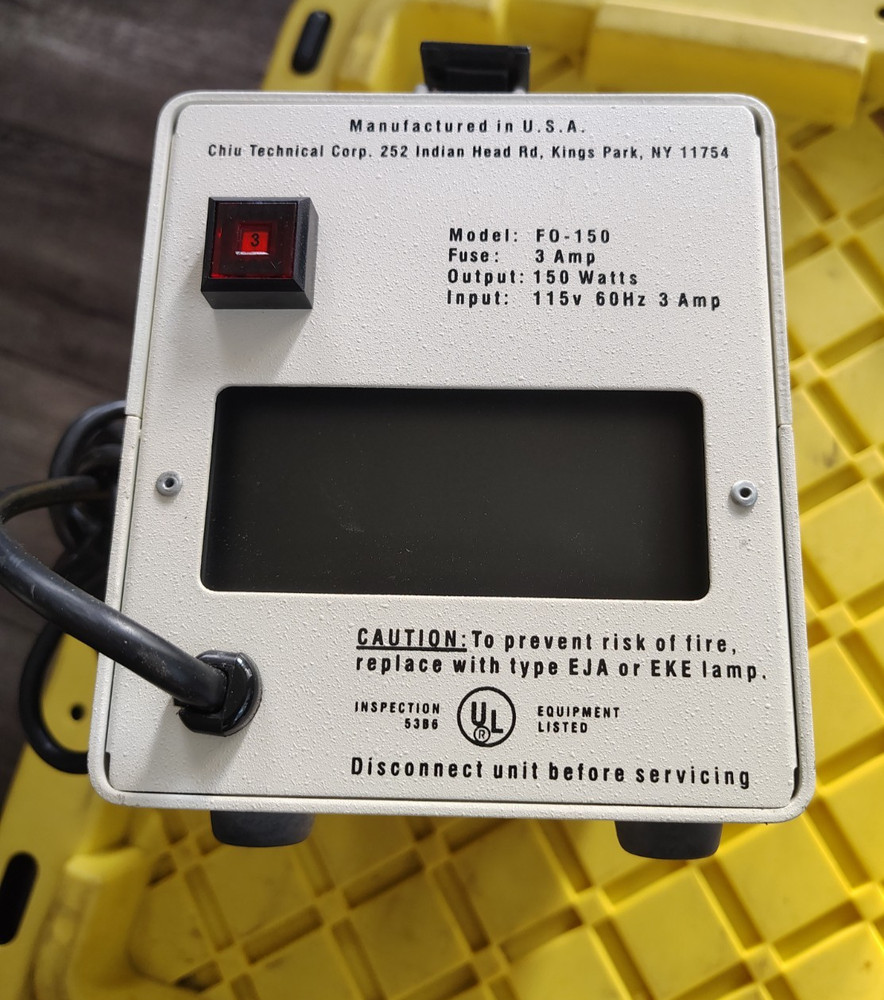 Chiu Technical Lumina FO-150 150W Light Source Illuminator BASE