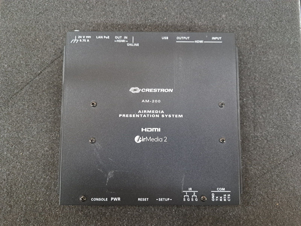 Used, Crestron, AM-200, AirMedia Presentation System