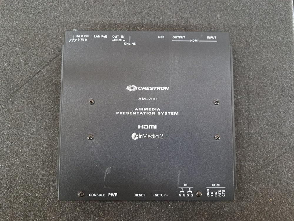 Used, Crestron, AM-200, AirMedia Presentation System
