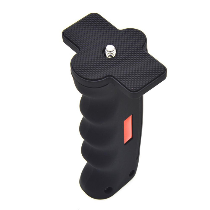 Camera Handheld Grip with 1/4" Screw Video Vlog Grip Handle Stabilizer Holder
