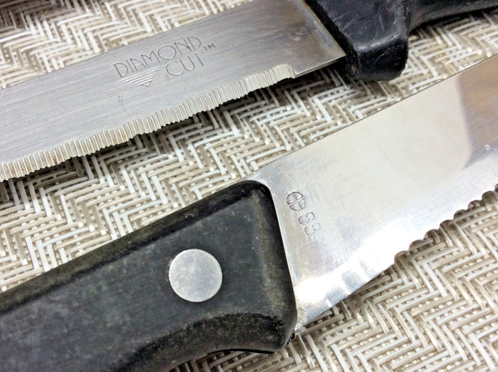 Martha Stewart, Diamond Cut, Sharp Select Steak/Paring Knives CHOICE PER PIECE
