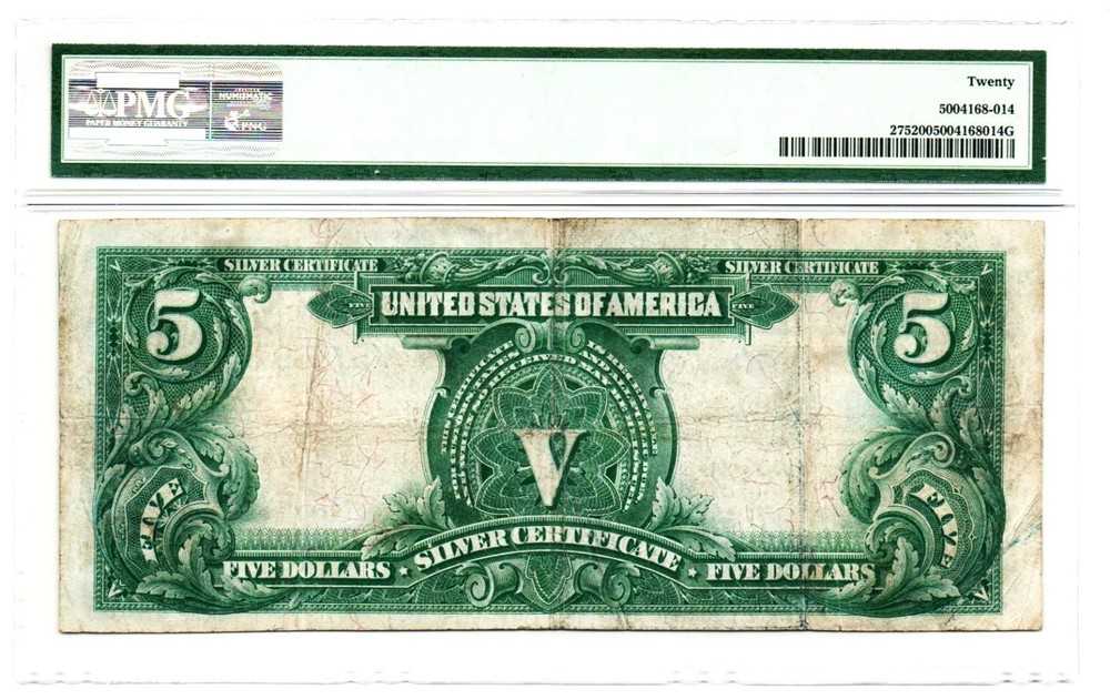Fr. 275 $5 1899 Silver Certificate PMG Very Fine 20
