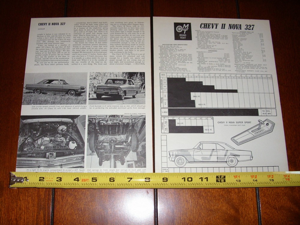 1966 CHEVROLET CHEVY II NOVA ORIGINAL ARTICLE