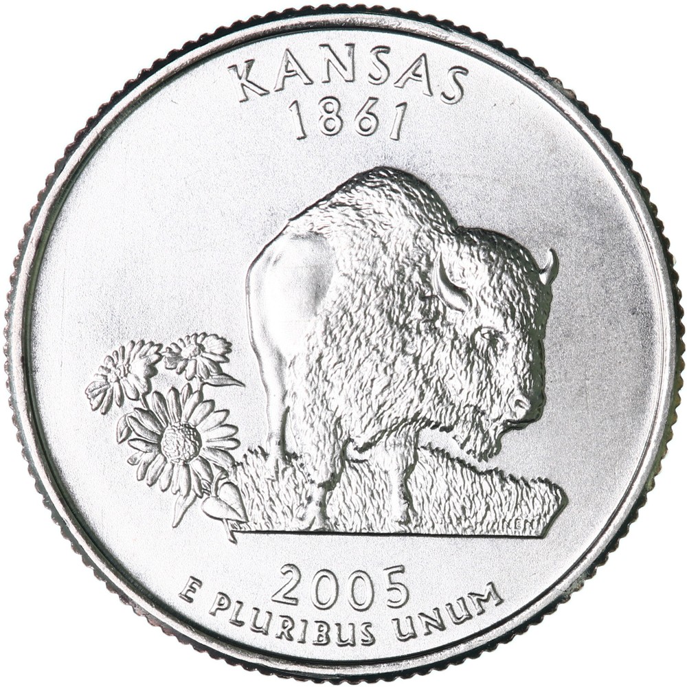 2005 P Kansas State Quarter Satin Finish