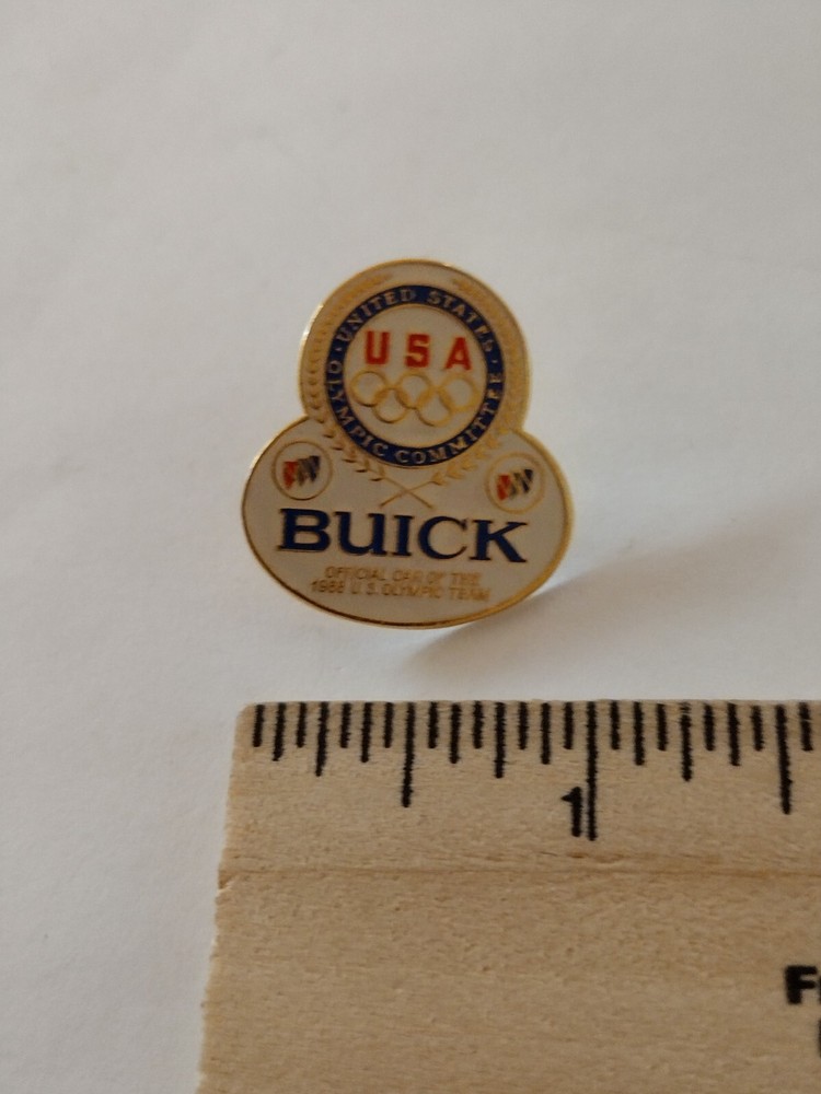 USA Olympics Buick Sponsor Lapel Pin