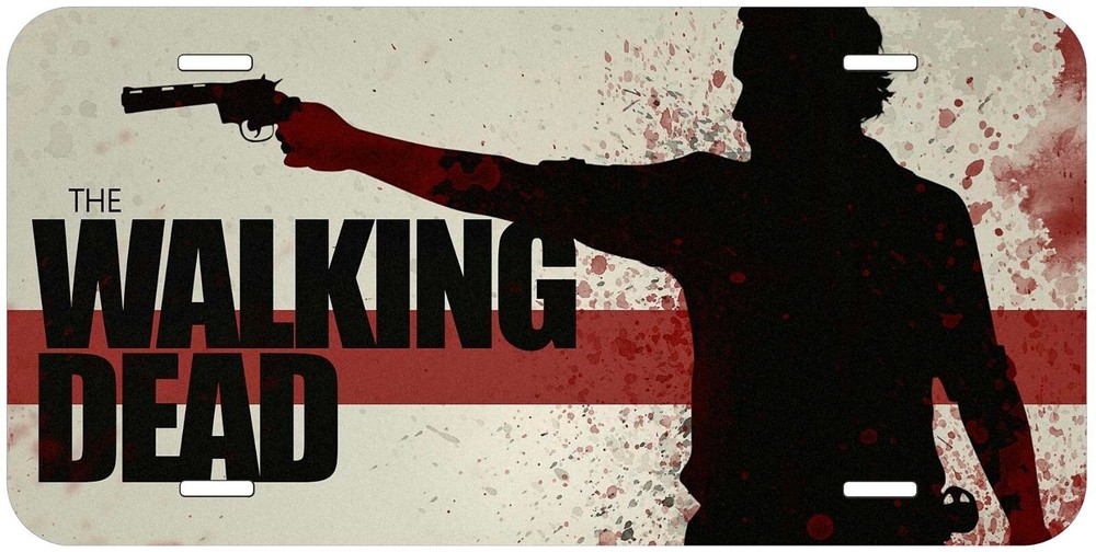 Walking Dead Novelty Auto Car License Plate