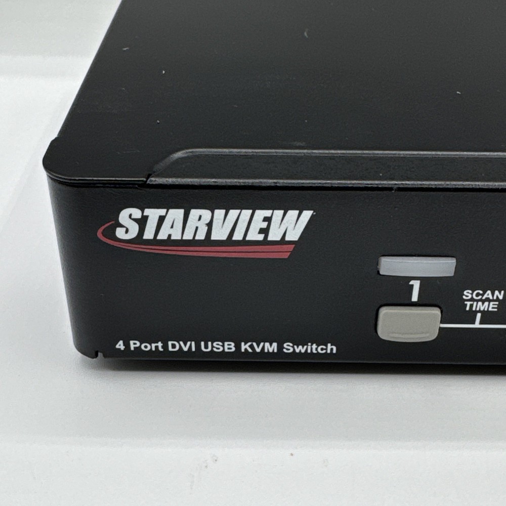 Star Tech SV431USB 4 Port KVM Switch No Power Adapter Or Cables