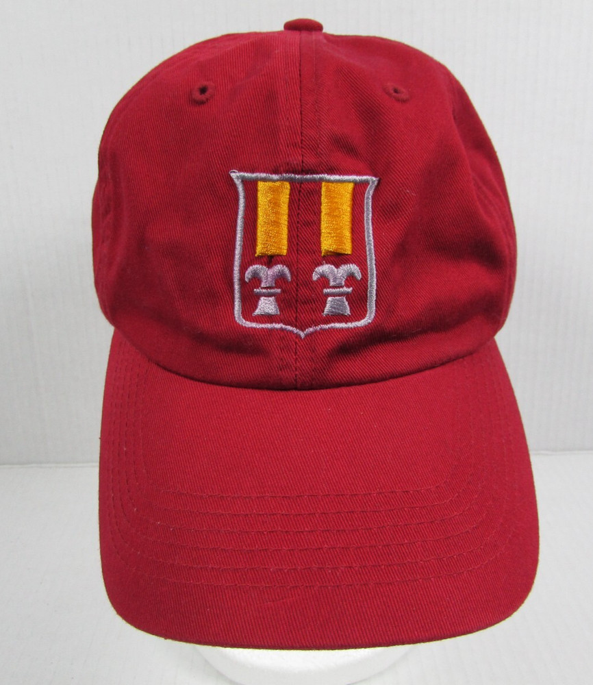161st Airborne Engineer Battalion Red Baseball Hat Cap Adjustable