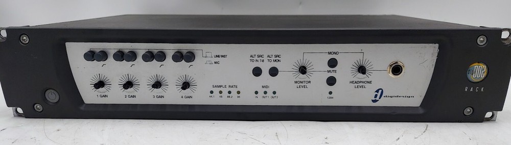 Digidesign Digi 002 Rack Firewire Audio Midi Digital Recording Interface
