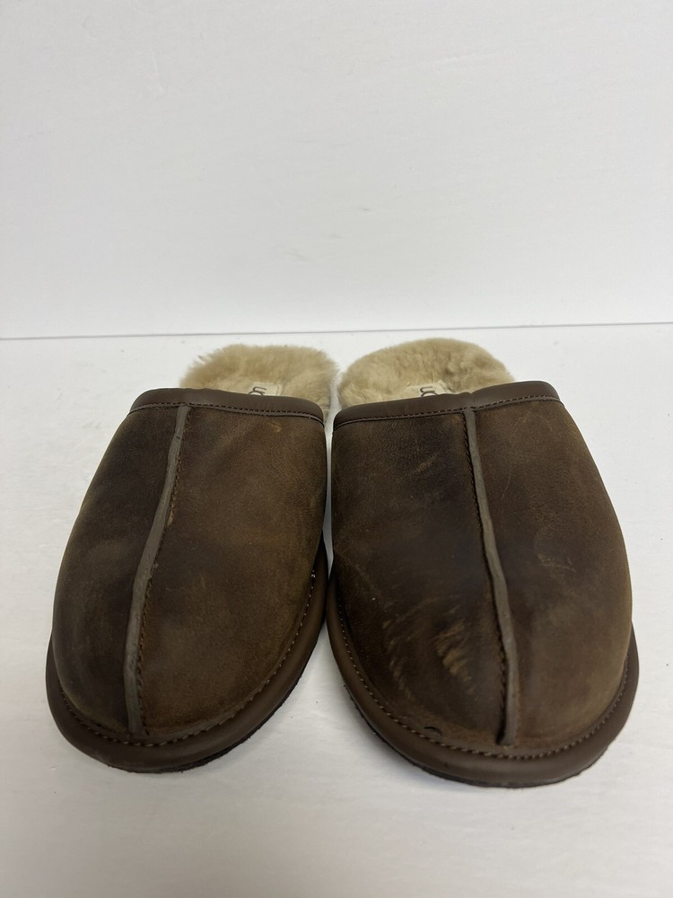 UGG Mens Scuff Slipper Tan Size 8 M