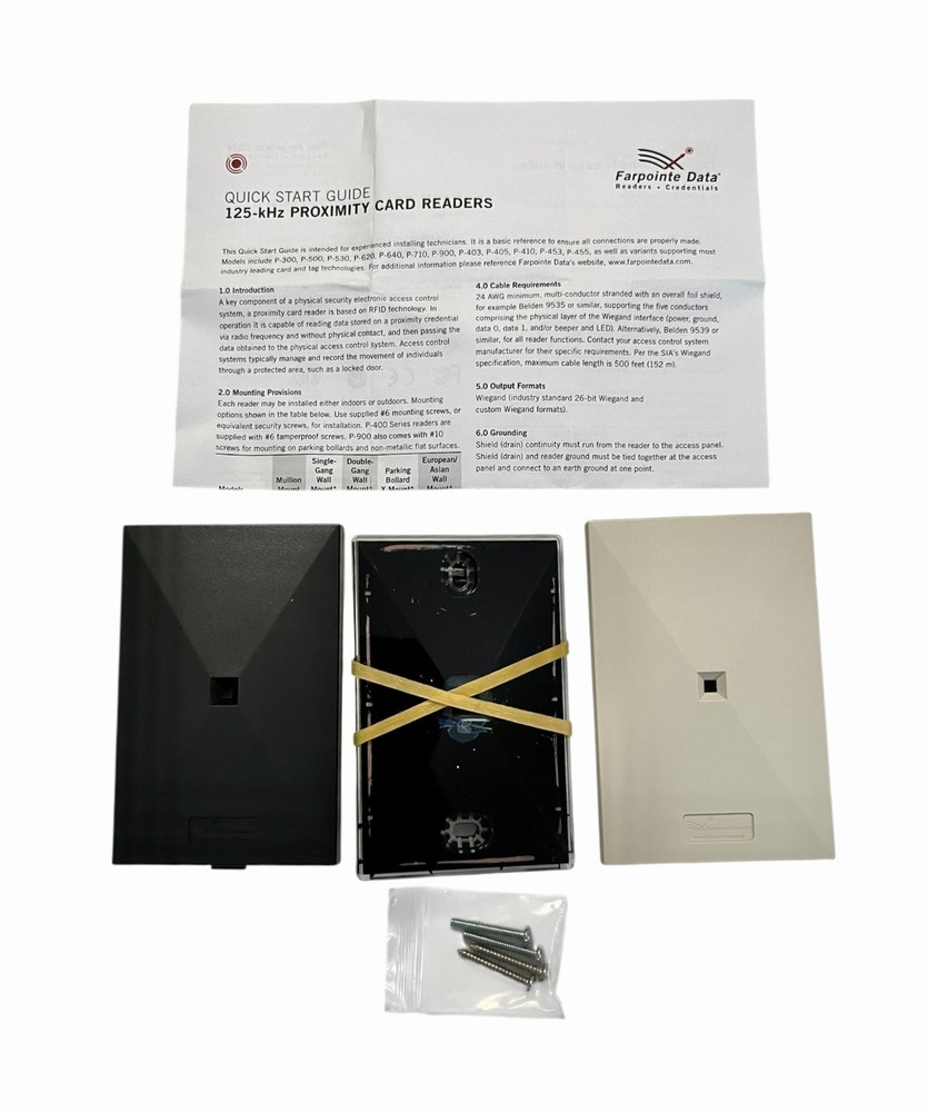 DMP Farpointe Data P-500-H-A Data Alps Proximity Reader Pyramid Series MAXSecure