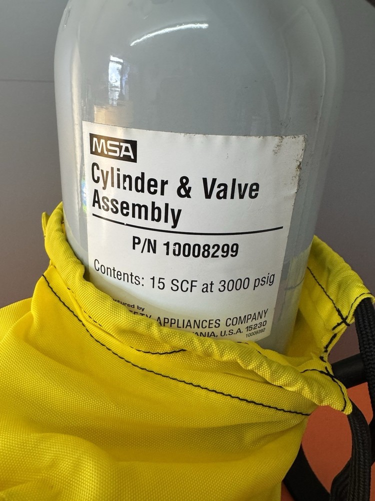 MSA TransAire Cylinder & Valve Assembly 10008299