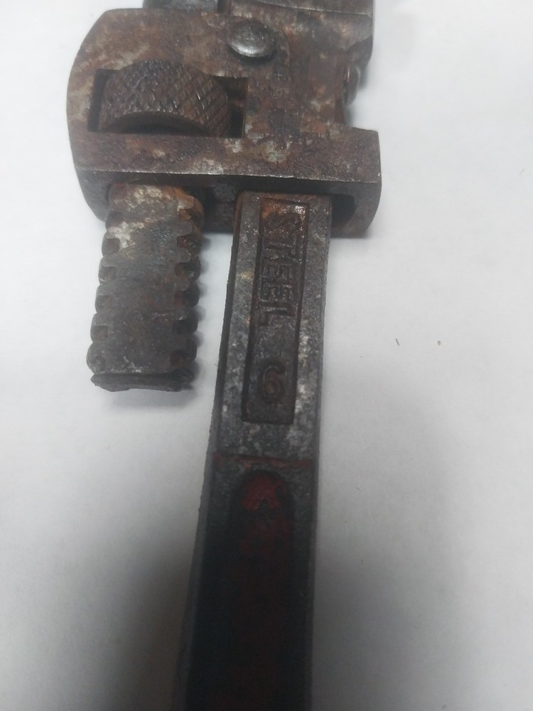 vintage 6" pipe wrench