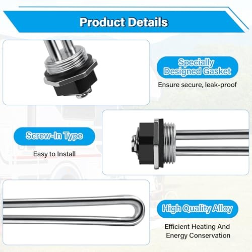 520900 RV Water Heater Element Kit For Suburban RV SW Series Electric Water