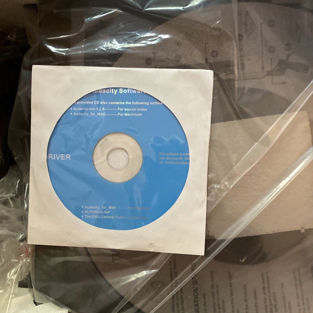 New Electro Brand USB Record Player Turntable Model 2650MO - Open Box