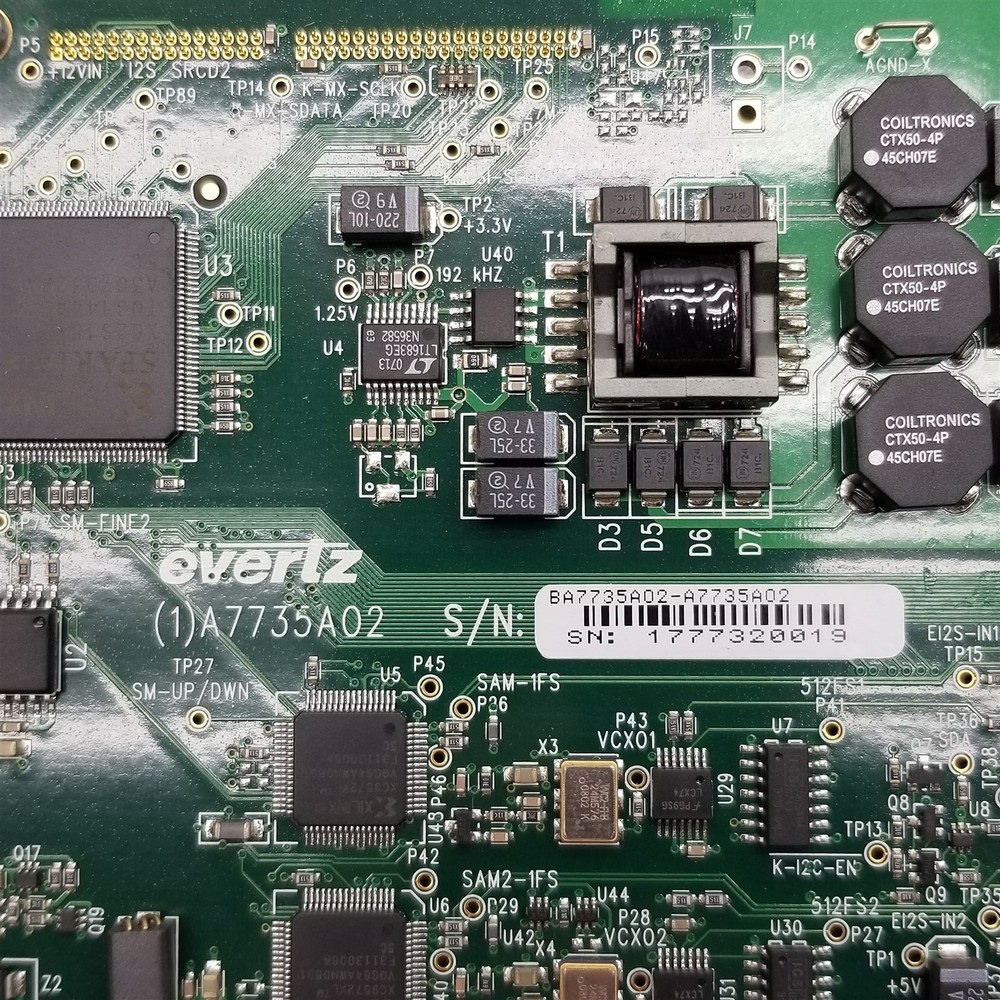 Evertz 7736CE2-A4 Dual Composite Encoder Half Group 2CH Synchronous 20-bit Audio