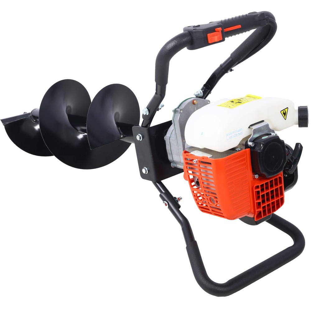 V 52CC 2-stroke petrol post-hole digger Single auger EPA machine