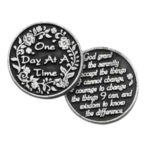 Serenity Prayer, 12 Step program, AA Medallion, Celebrate recovery