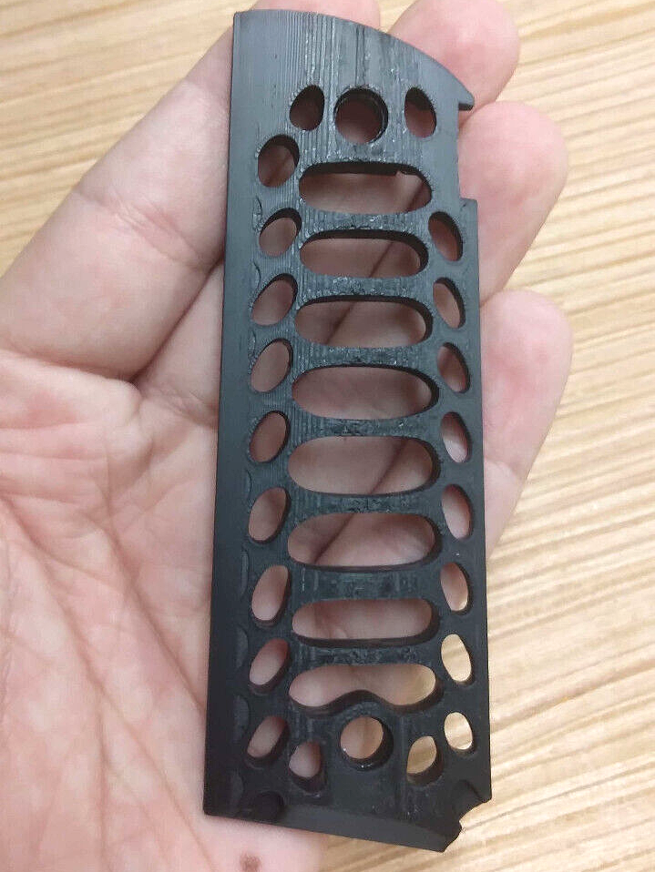 Airsoft Elite Force 1911 Panel Grips Skeleton Black