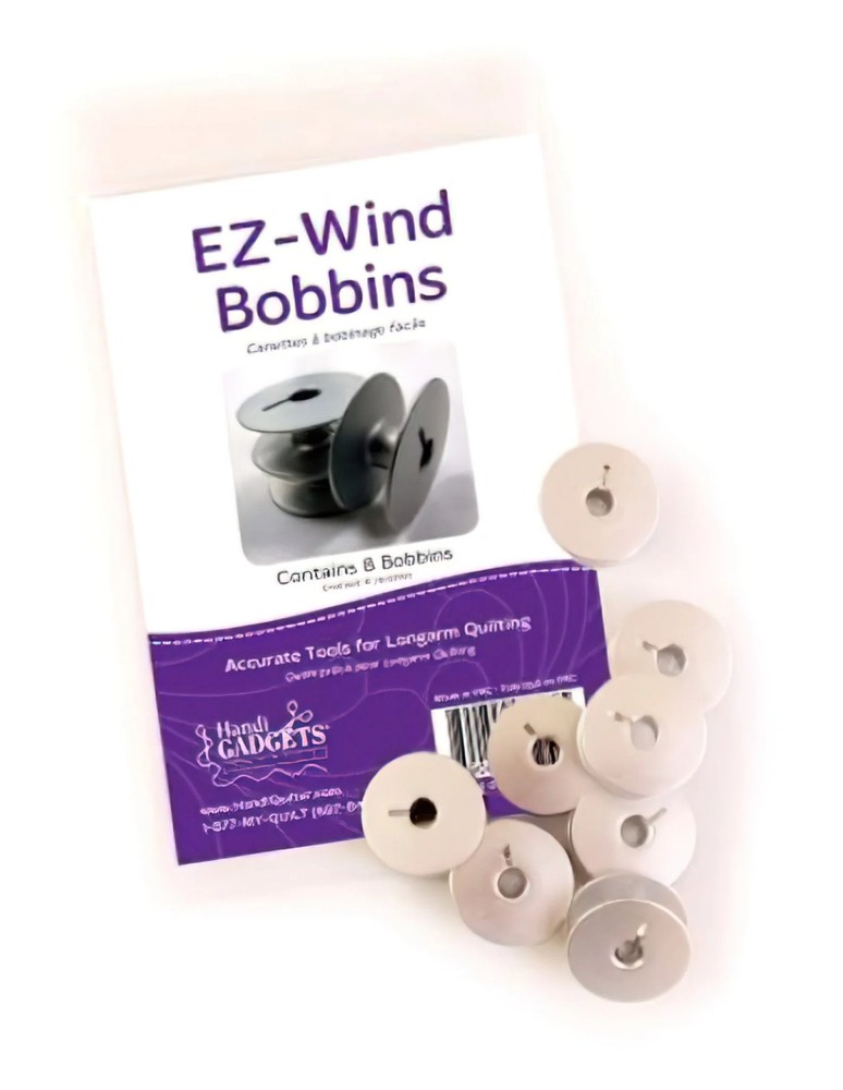 EZ-Wind Slotted Bobbin (M class) 8 pack by Handi Quilter
