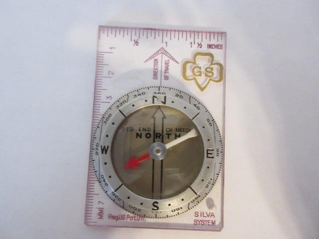 Vintage Girl Scouts Silva System Compass