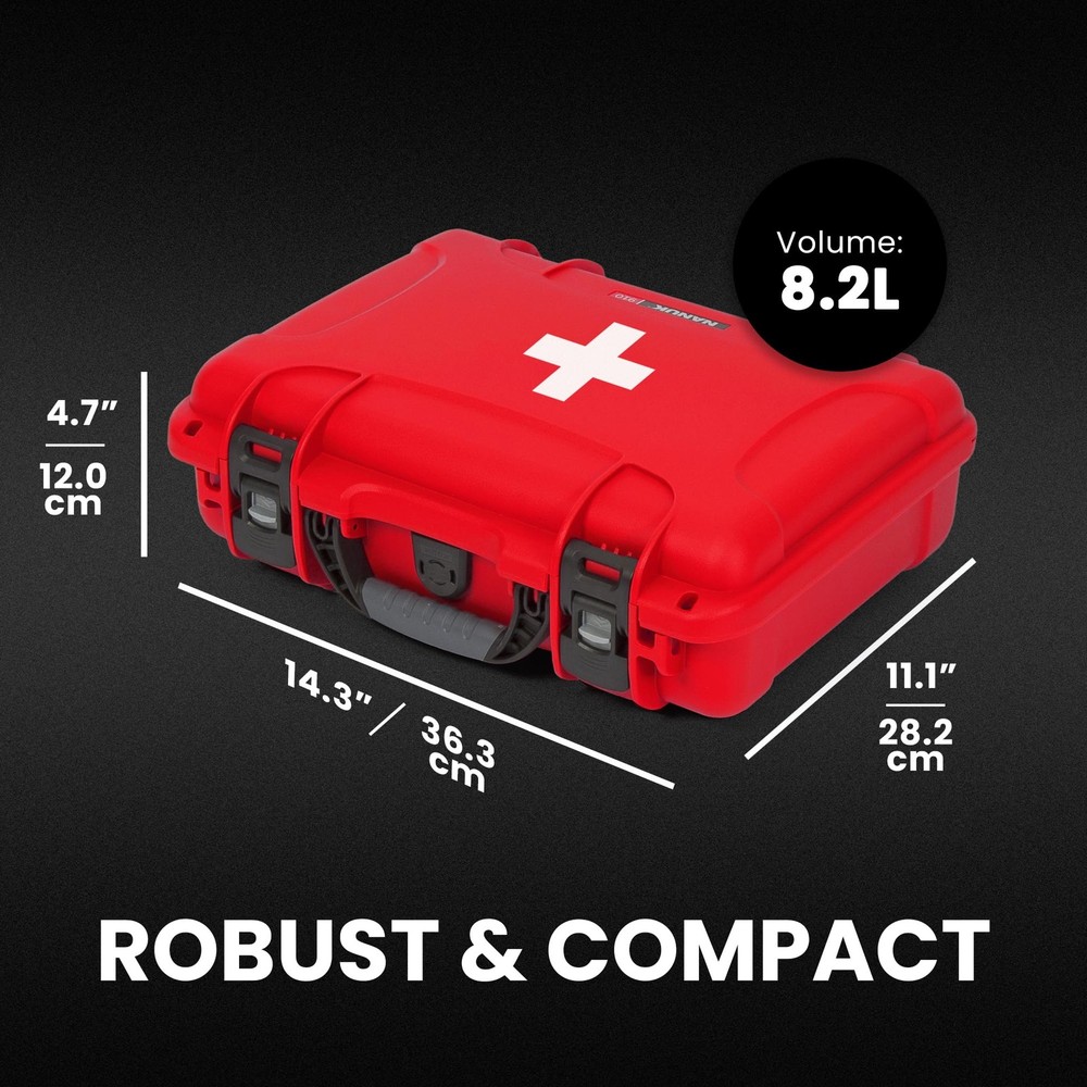 NANUK 910 Waterproof First Aid Box Empty – Durable, First Aid Organizer Case,...