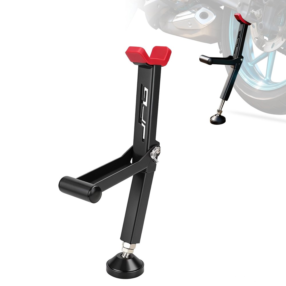 Motorcycle Rear and Front Wheel Lift Stand Trail Second Generation, Red