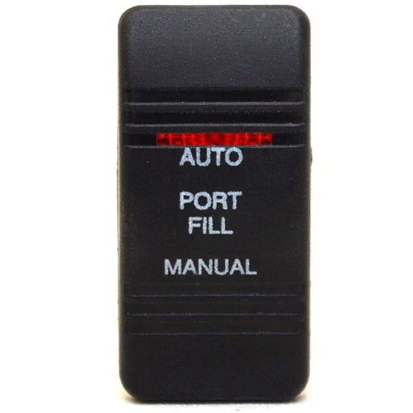 Carling Boat Rocker Switch Actuator | Auto Port Fill Manual Lighted