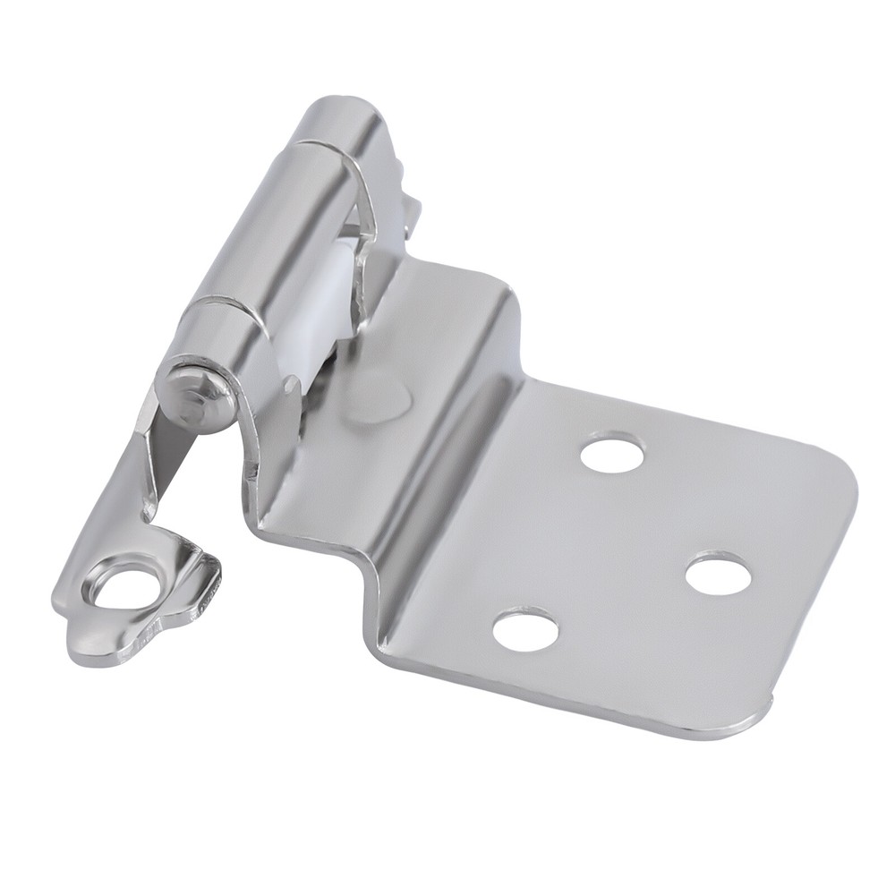 20Pair Kitchen Cabinet Hinges 3/8"Inset Self Closing Face Mount Kitchen Hardware