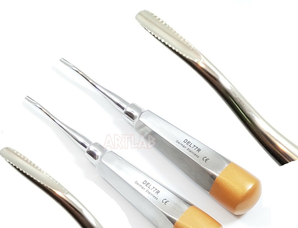 5 EA German Premium Root Dental Tooth Extracting Elevator # 77R-Dental Elevators