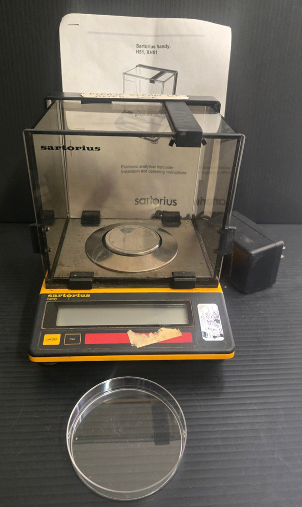 Vintage H51 Sartorius Handy Electronic Analytical Top Loader *POWERS ON* (00)