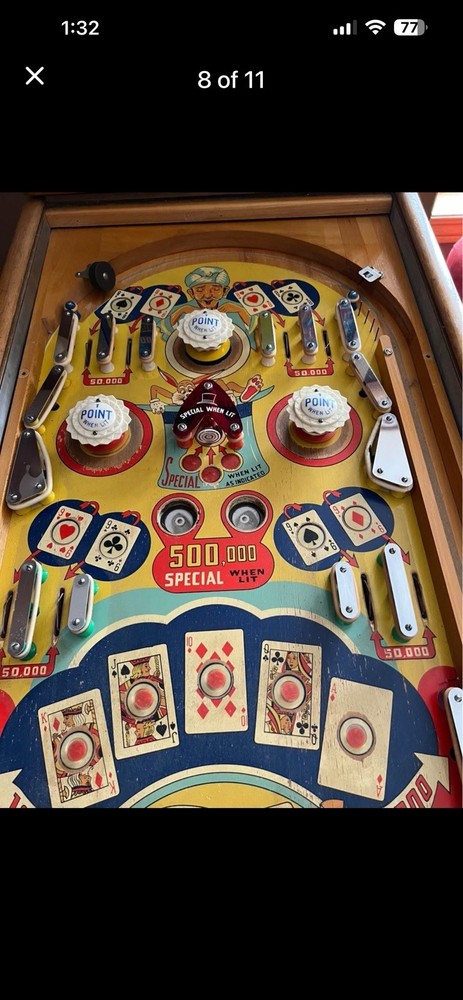 Gottlieb Mystic Marvel Pinball Machine Rare Game