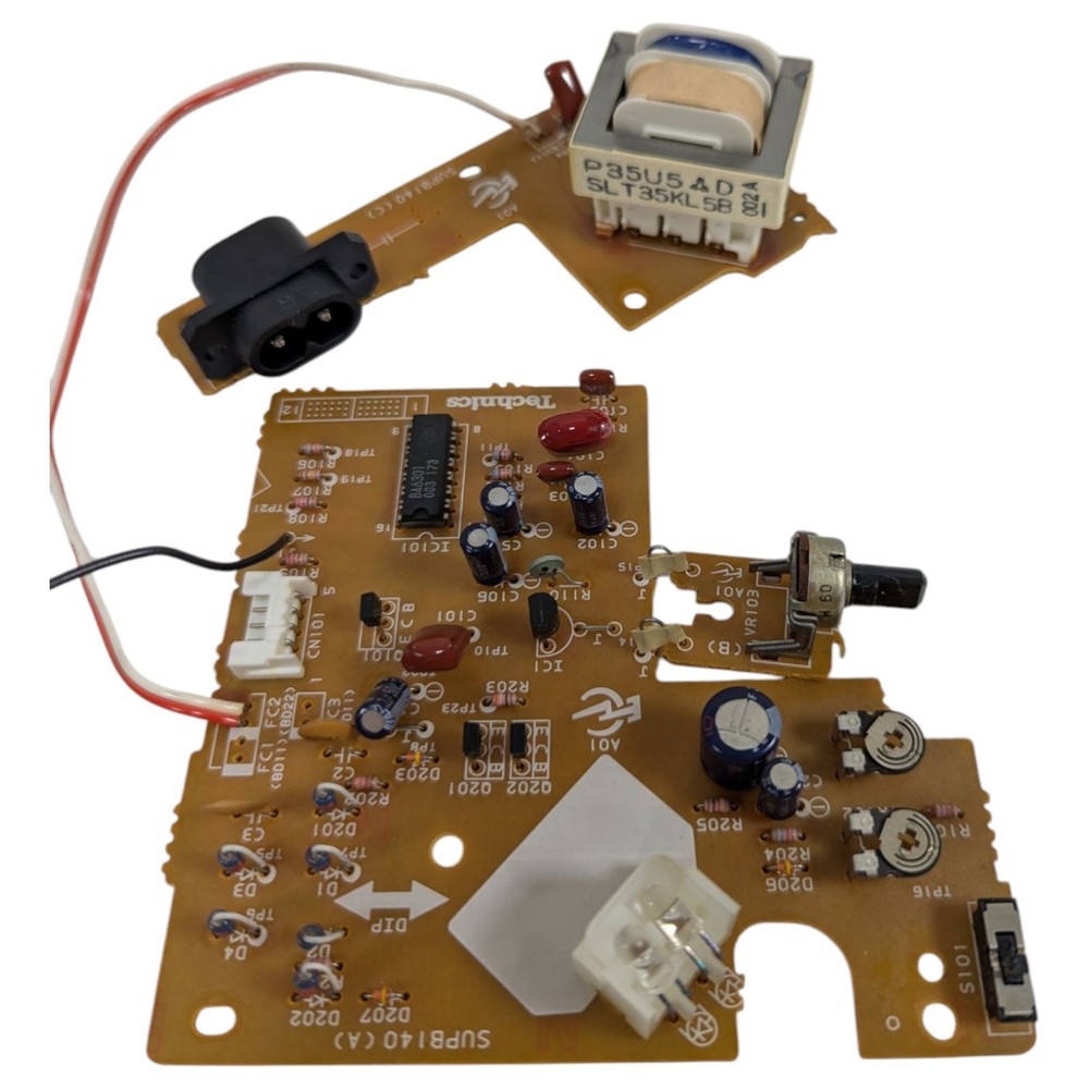 Technics OEM SL-BD22 Power Supply Plug, Transformer, Switch Parts Working