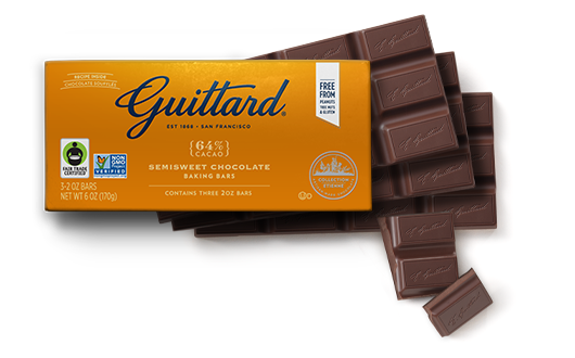 Guittard 64% Semisweet Dark Chocolate Baking Bars Bar