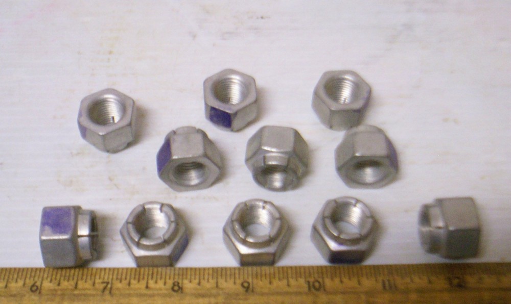 Lot of 11 - Lock Nuts (NOS)