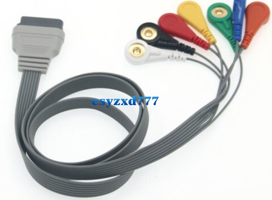 EDAN 7leads Holter ECG Cable SE-2003 SE-2012 16PIN AHA