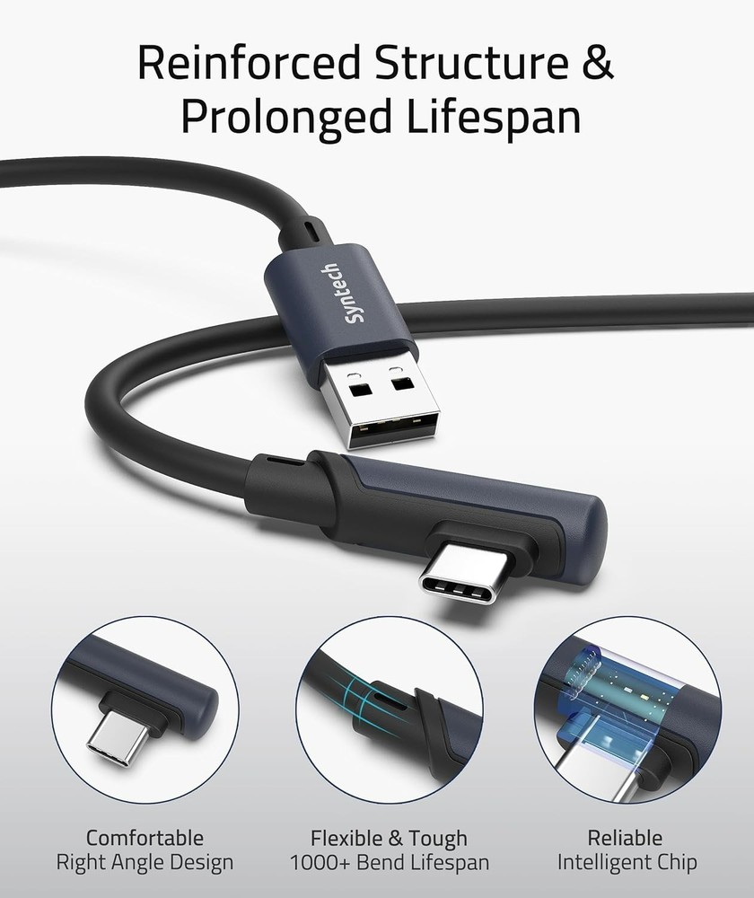 16 FT USB 3.0 VR Link Cable - Ultimate Freedom for Meta Quest Users