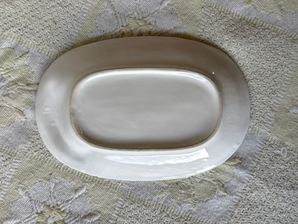 Ceramic Shrimp Dish, Unique Design, Good Condition