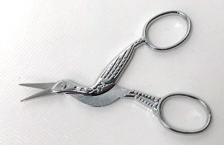 Small Stork Scissors for Embroidery - 2 Pair