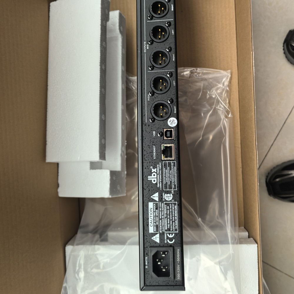 DBX PA2 DriveRack Complete Loudspeaker Management System Processor Display USB