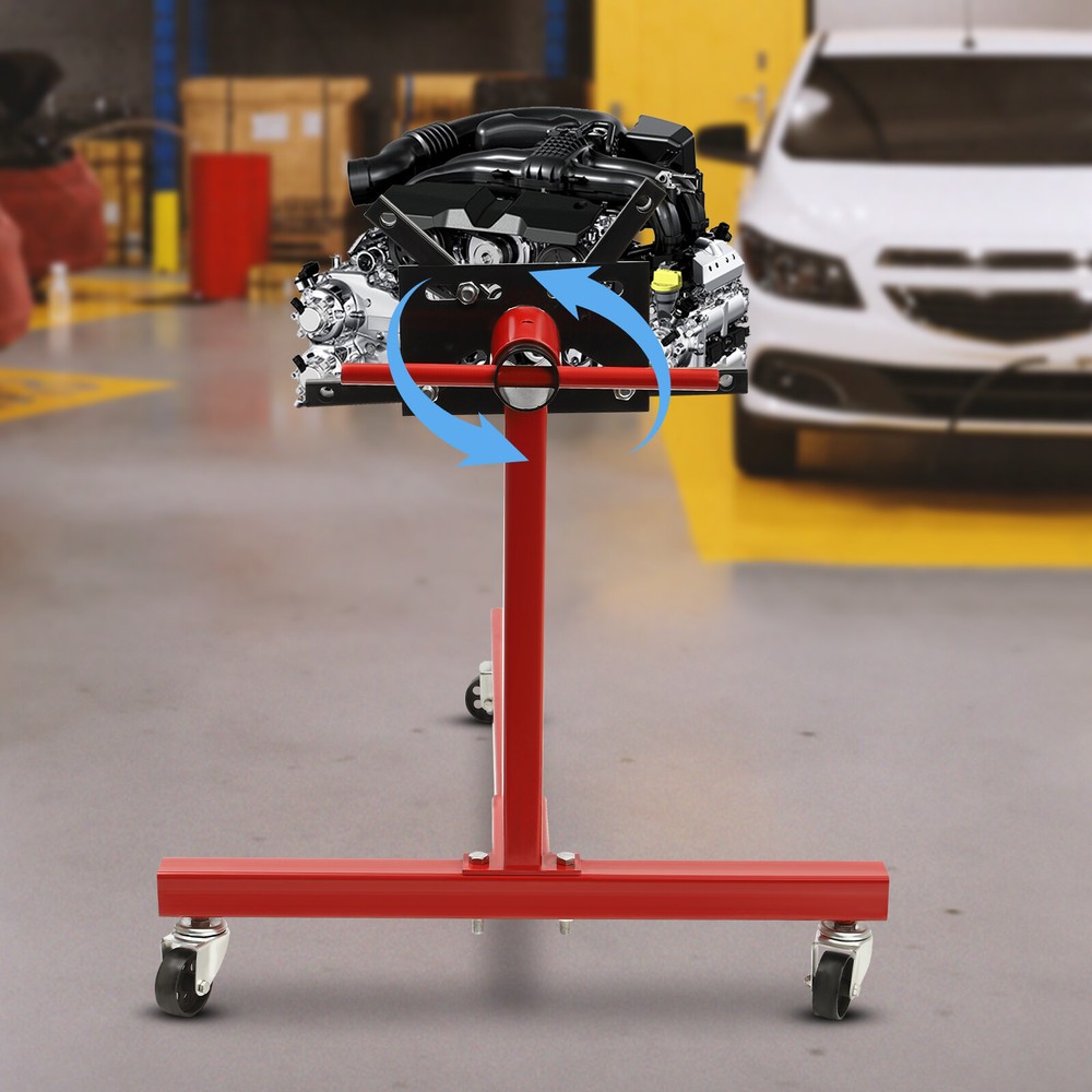 Vehicle Engine Block Stand 360 Degree Head 2000 LBS Folding Engine Stand