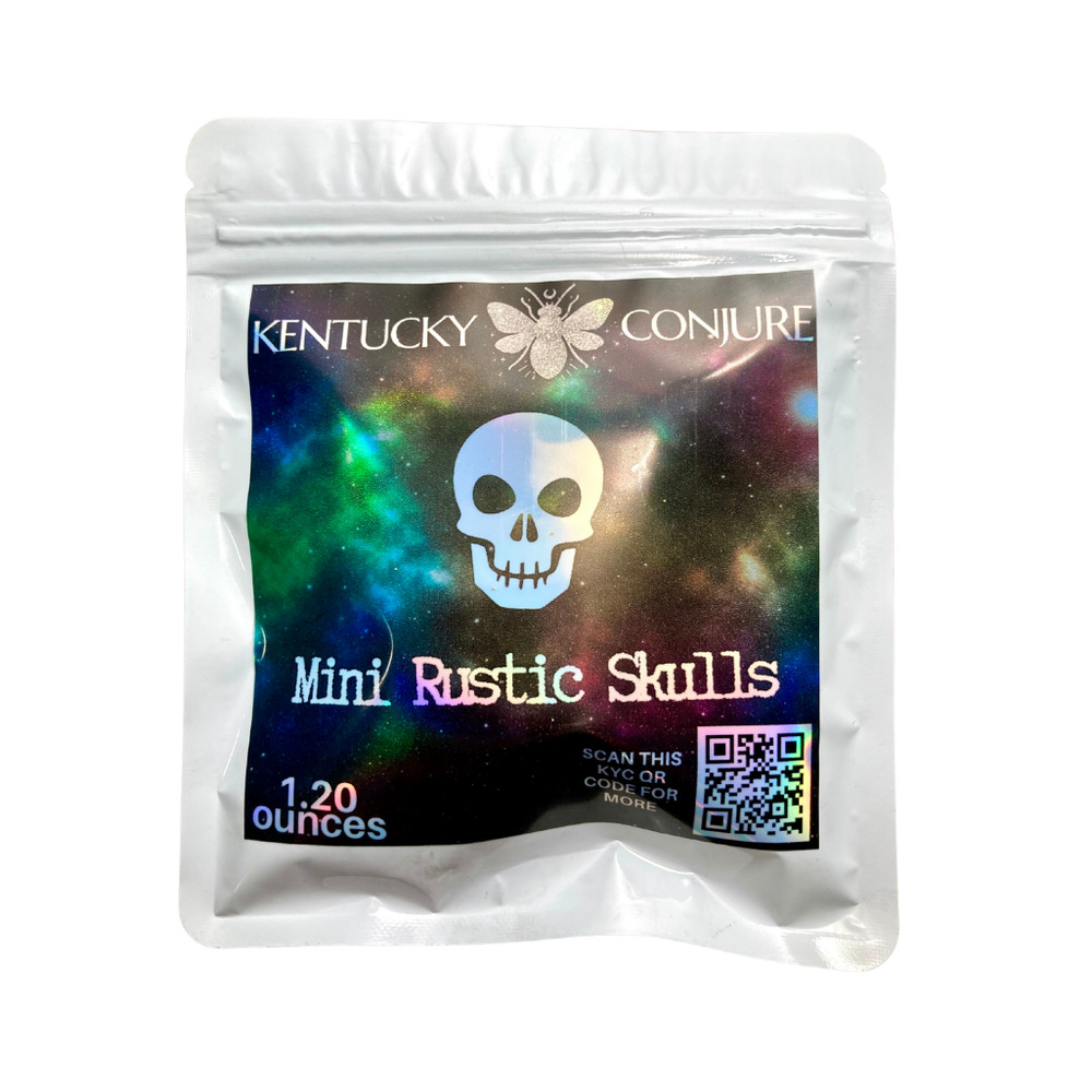 Rustic Mini Skull Wax Melts – Forest Scented – Gothic Wicca Witchcraft Décor