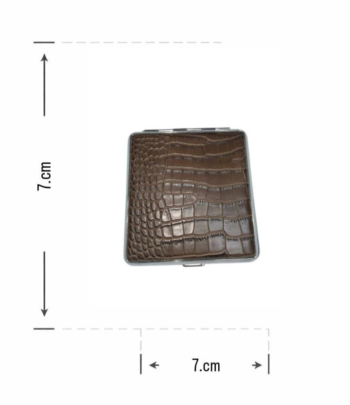 Luxury Crocodile Pattern Leather Cigarette Case Pocket Holder