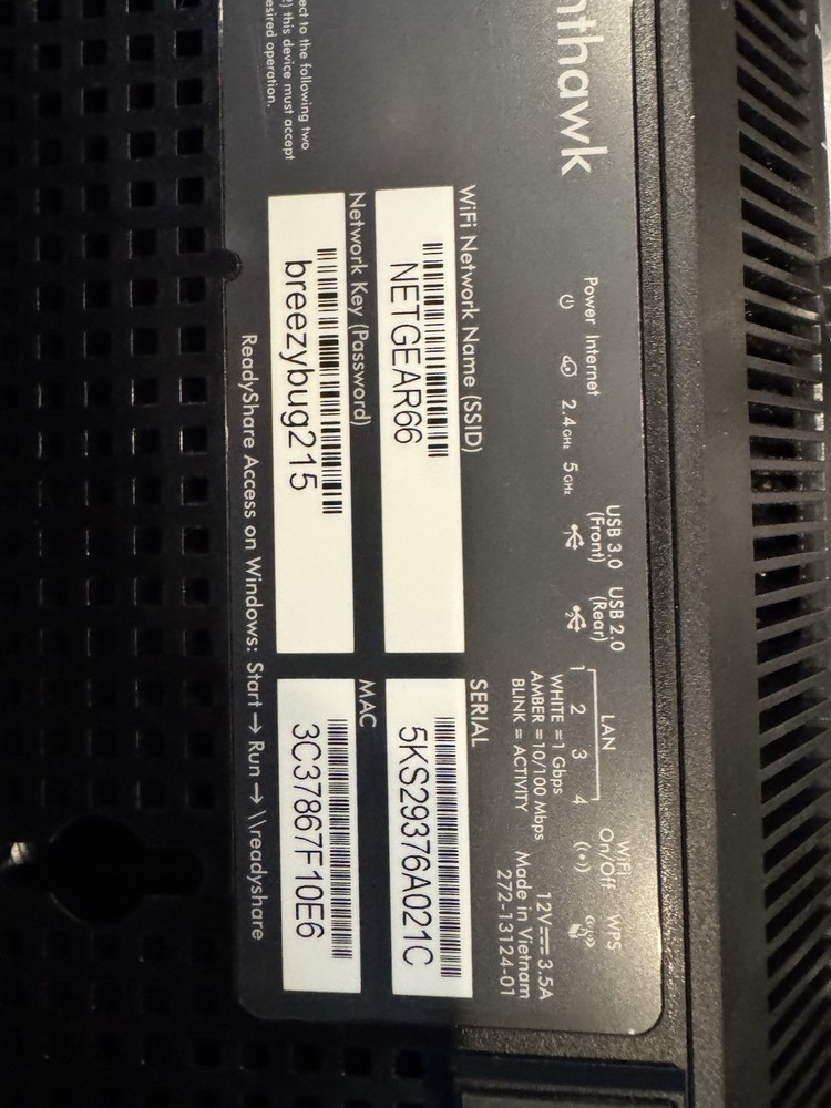 Netgear Router (AC1900)